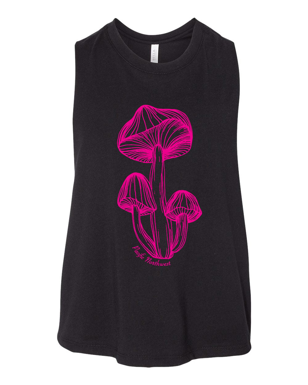 Mushroom Racerback Crop Tank
