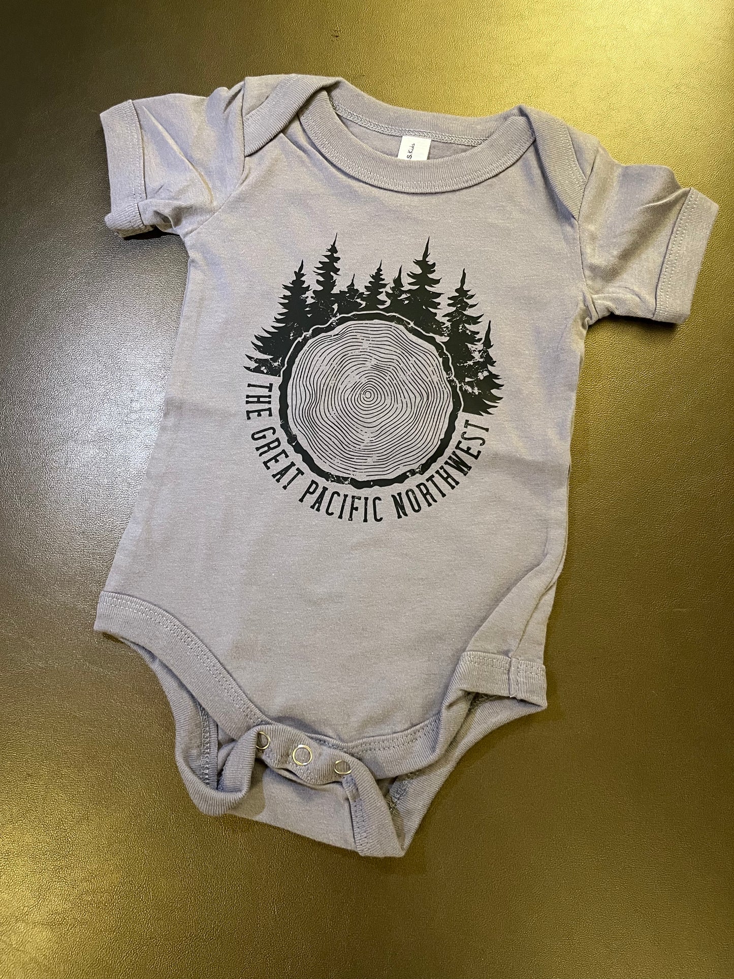 Tree Rings Onesie