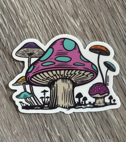 Mushroom Magic Sticker