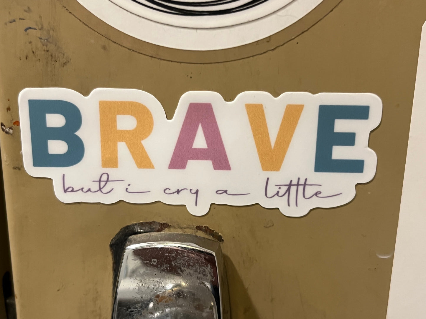 BRAVE sticker