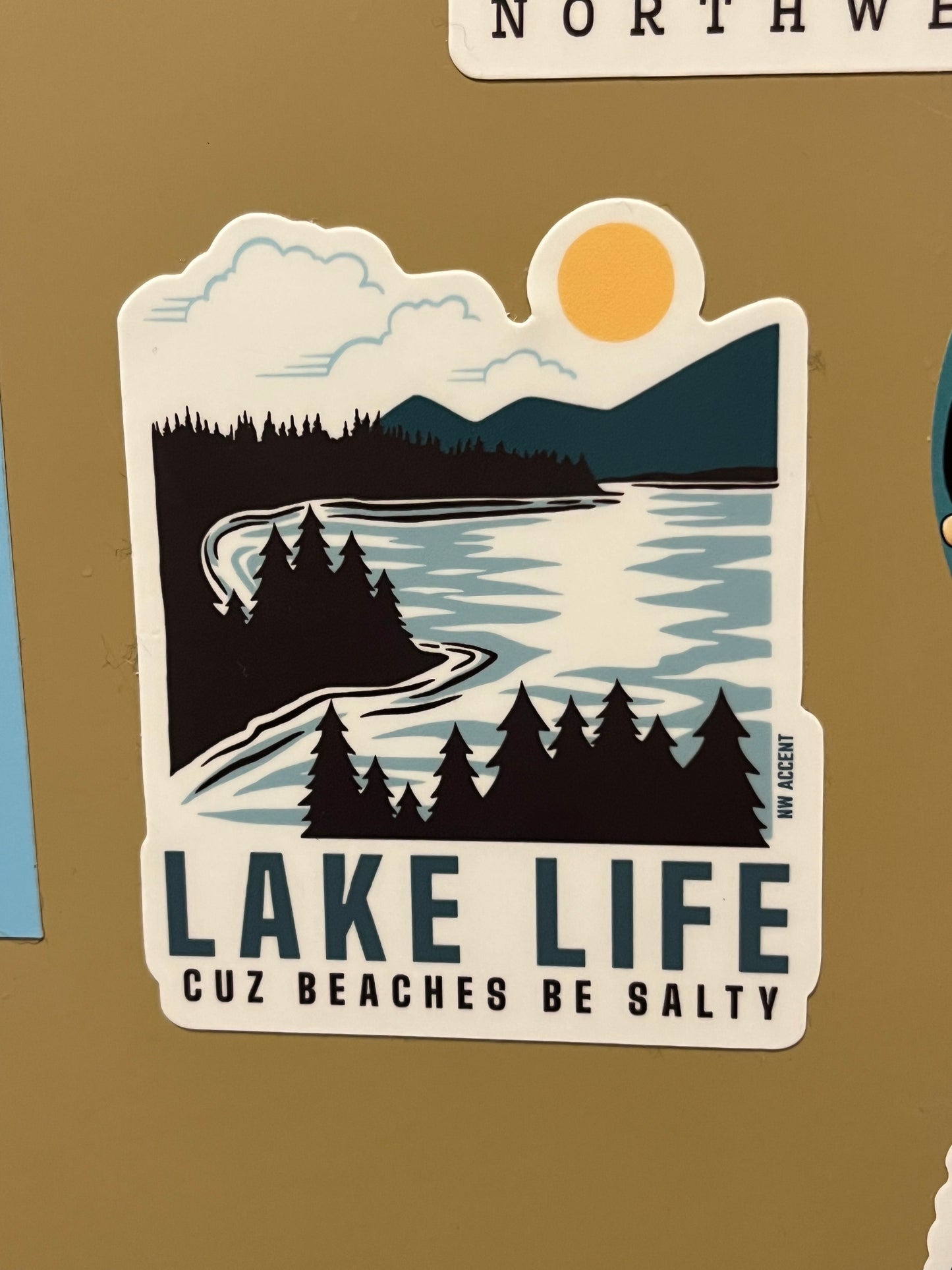 Lake Life Sticker