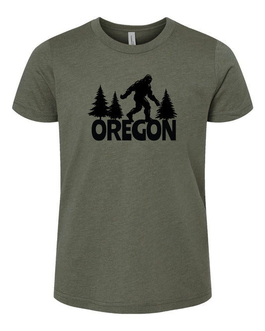Oregon Bigfoot Youth Fan Favorite Tee