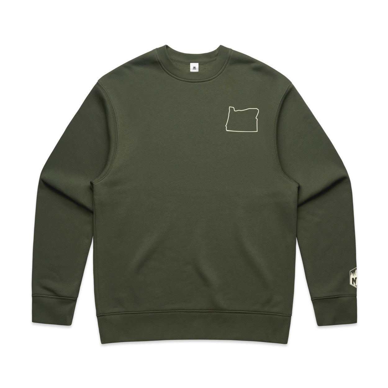 Oregon Outline Crewneck