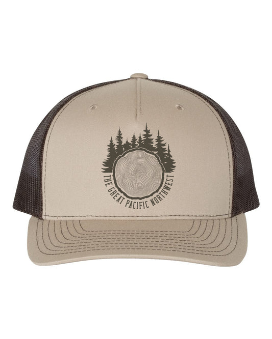 Tree Rings Trucker Hat