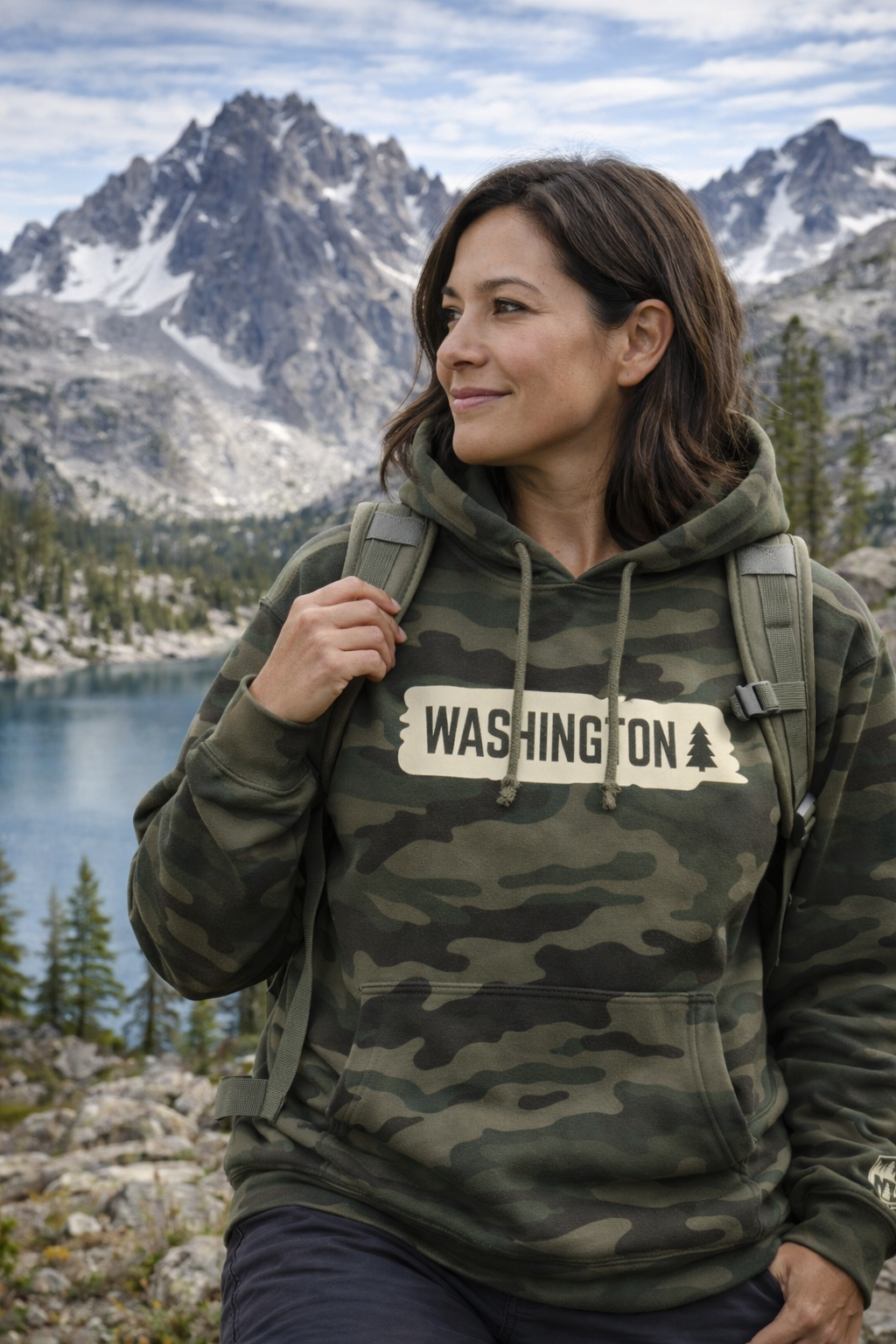 Washington Trail Camo Hoodie