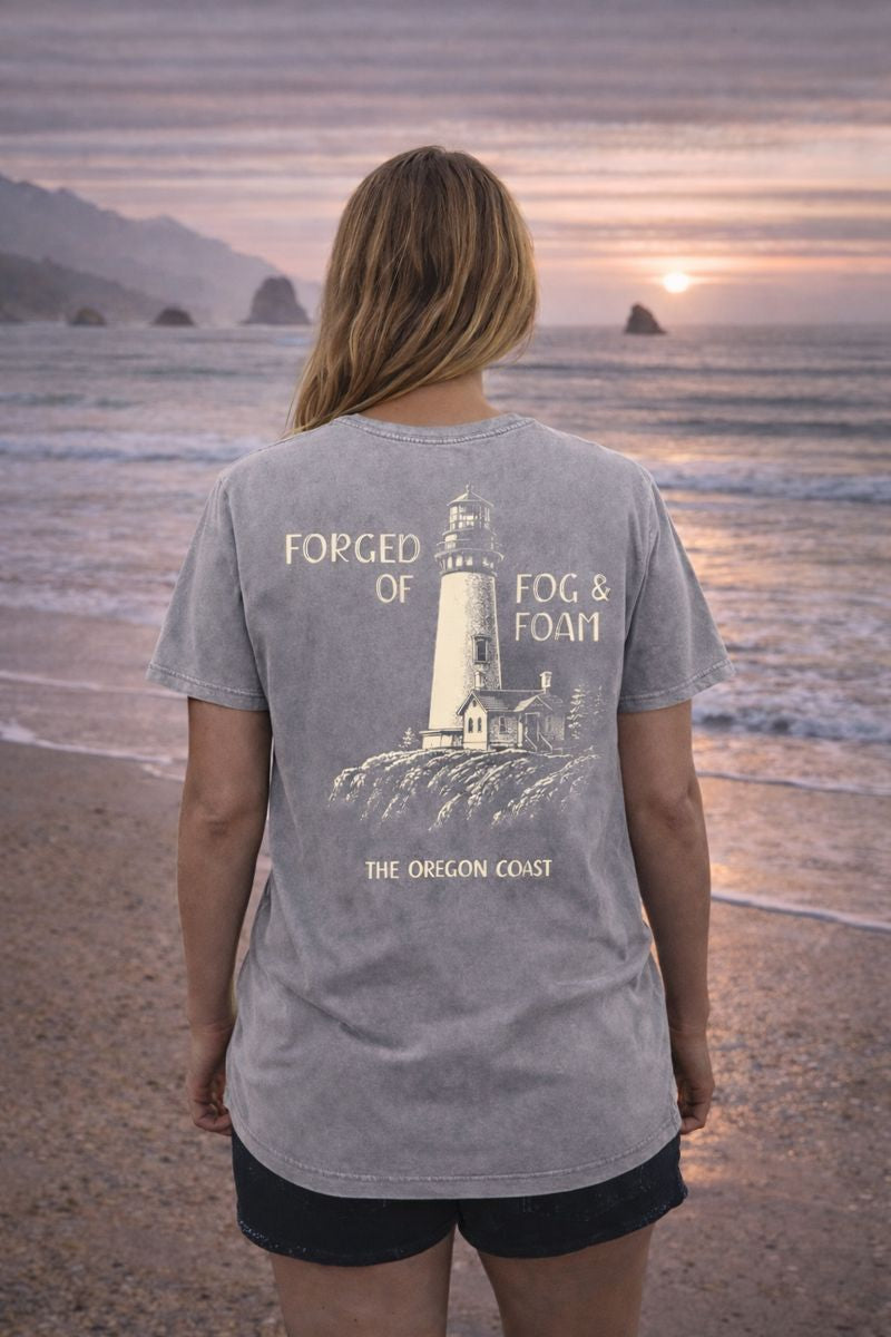 Fog & Foam Stone Wash Tee