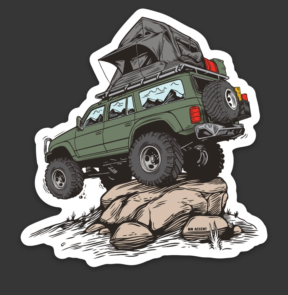 Off-Road Explorer Sticker