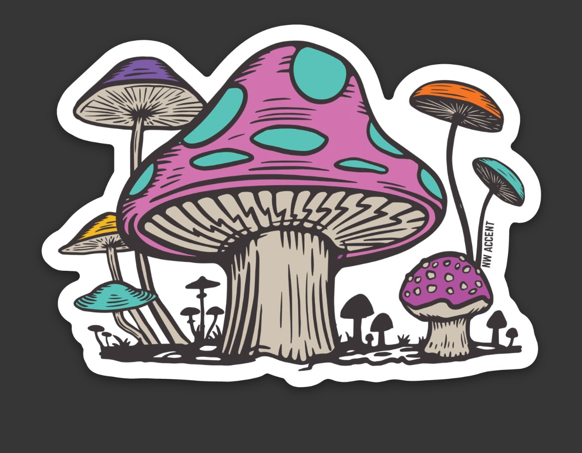 Mushroom Magic Sticker