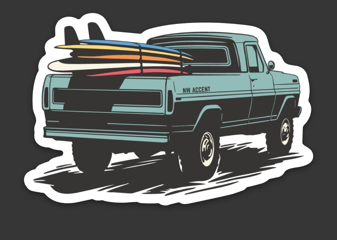 Surf Seeker Sticker