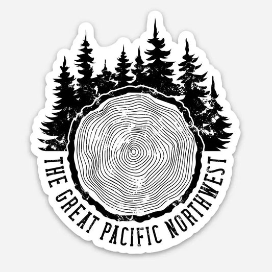 Tree Rings Sticker