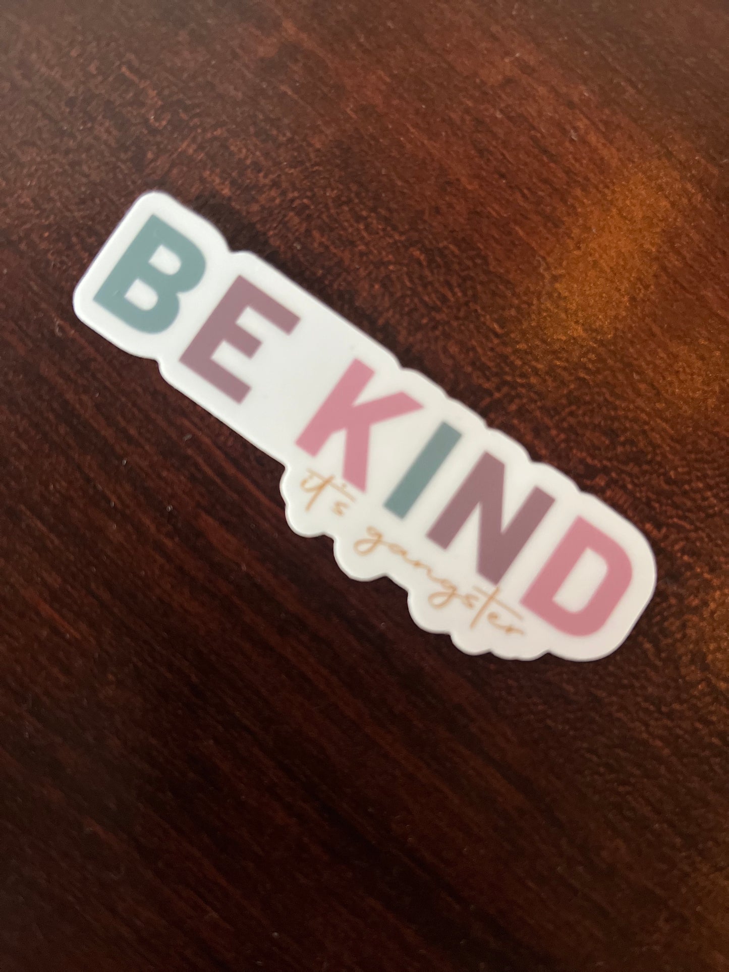 BE KIND sticker