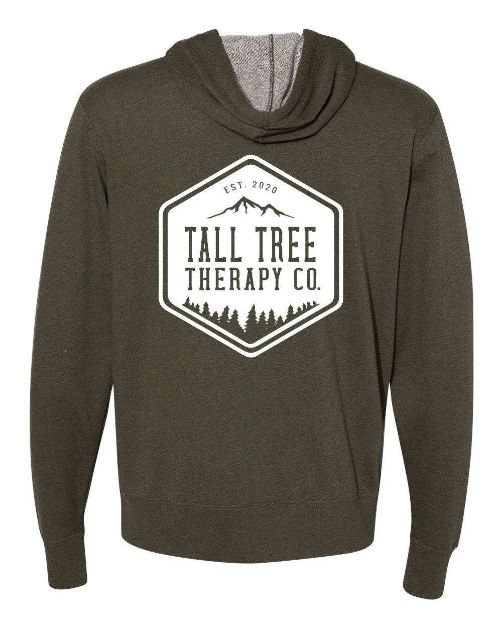 Olive Zip-Up Hoodies