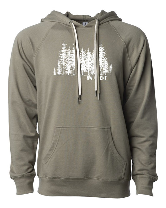 Olive Double String Hoodies