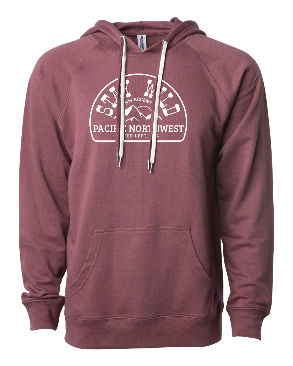 Wine Double String Hoodies