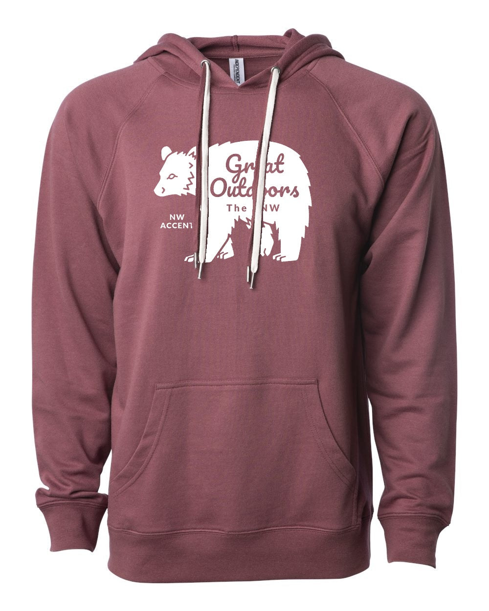 Wine Double String Hoodies